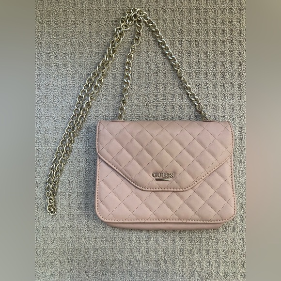 Pink guess crossbody purse - Picture 1 of 2
